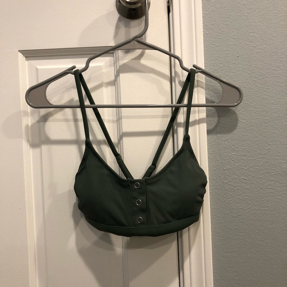 Army Green Bikini Top